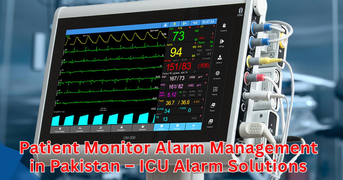 Patient monitor alarm management in Pakistan