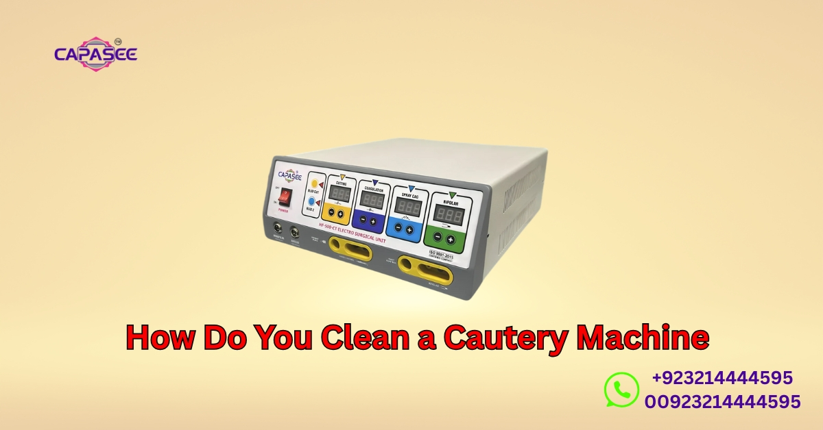 Clean a Cautery Machine