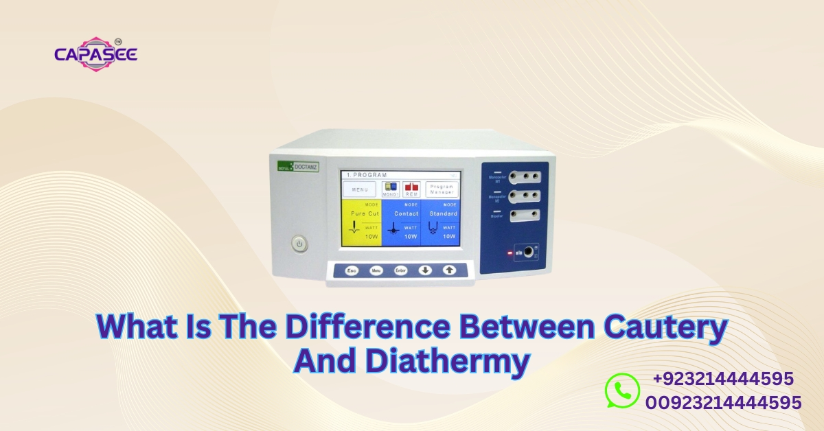 Difference between cautery and diatherm