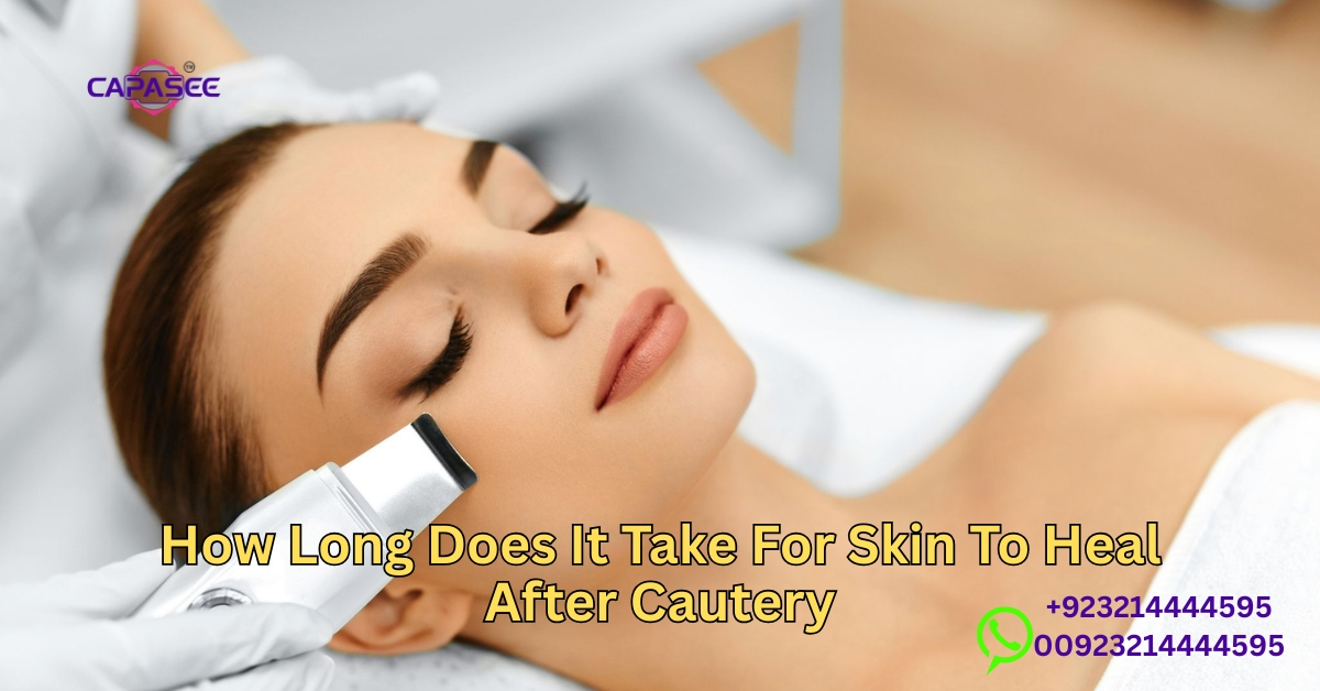 Skin to heal after cautery