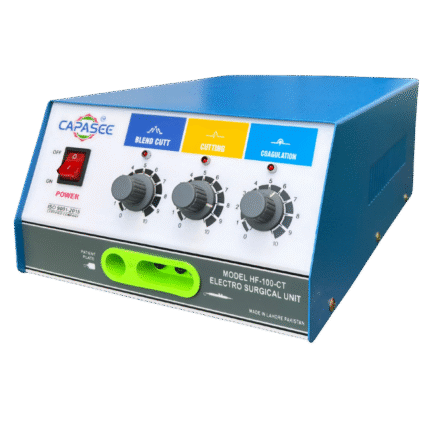 Capasee Brand Logo on HF-100 Skin Cautery Unit